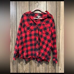 Natural Reflection Long Sleeve Plaid shirt